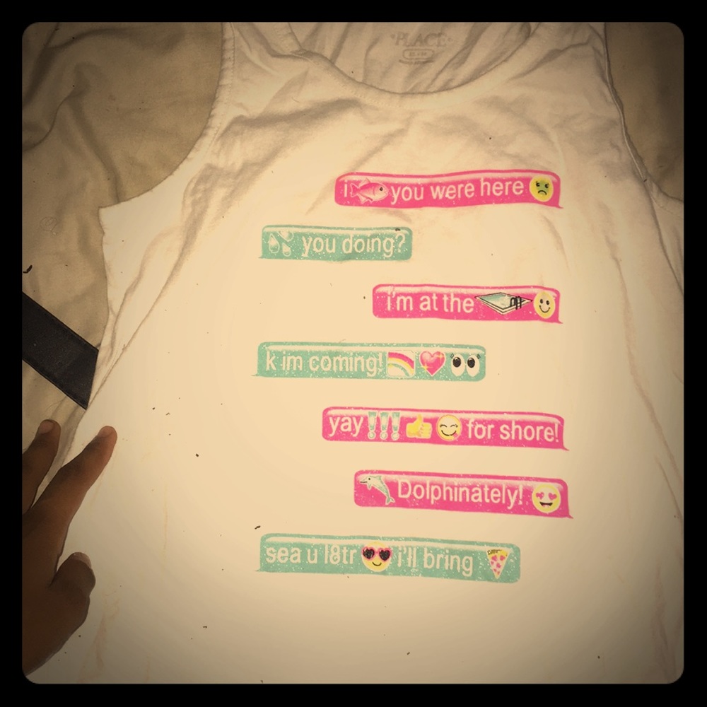 Children’s place graphic too with knot